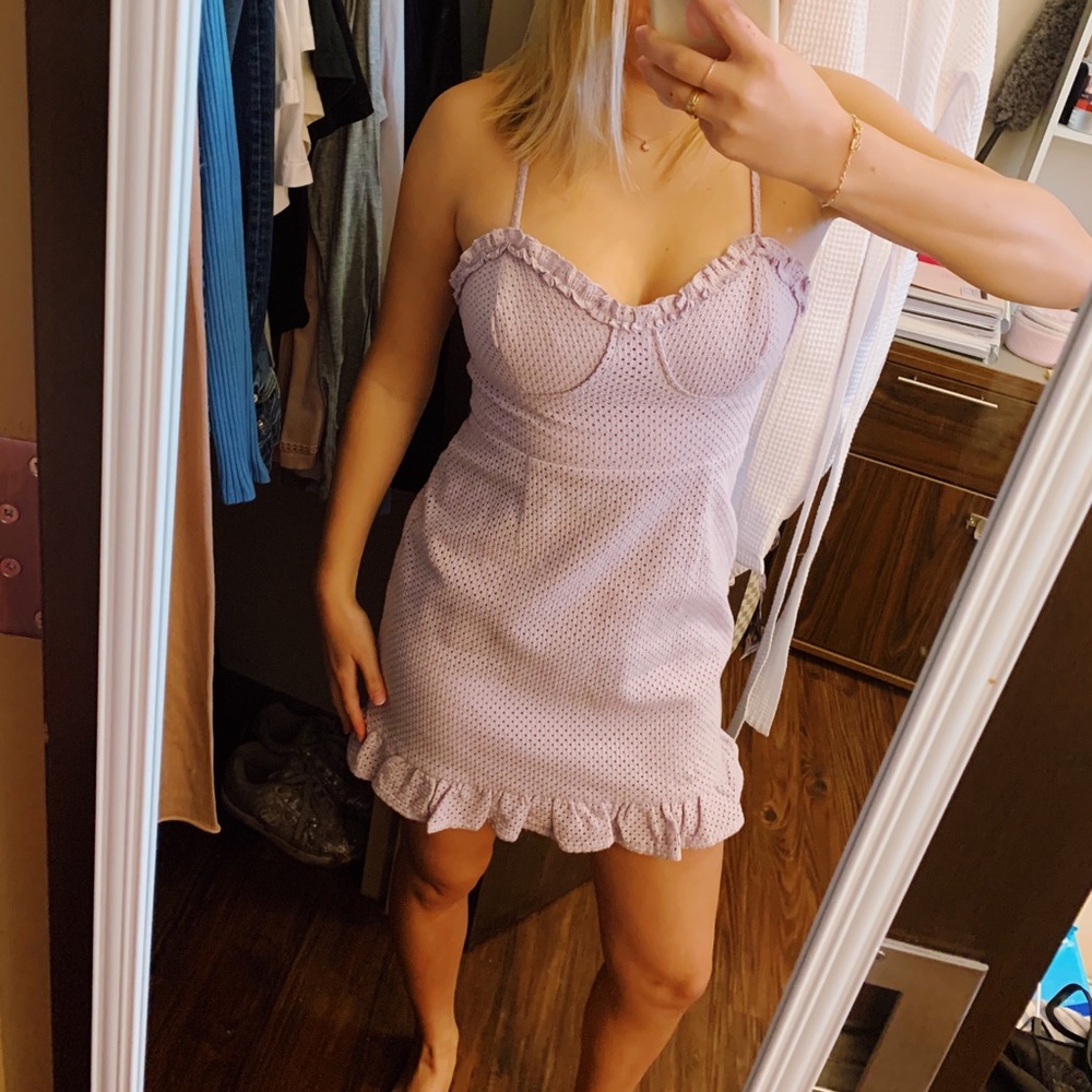 Cute purple dress!